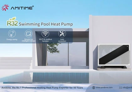 AMITIME Gemini FI Swimming Pool Heat Pump: A Seamless Integration of Advanced Technology and Intuitive Design